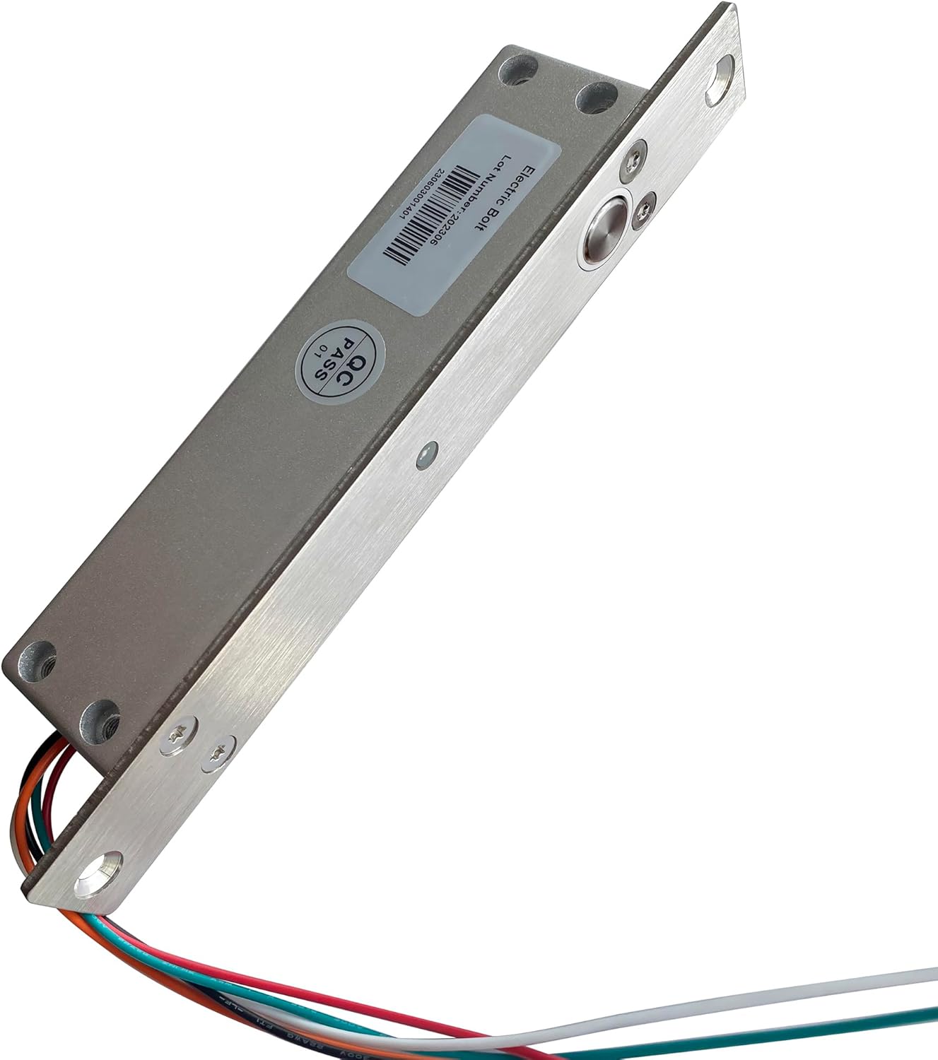 UHPPOTE NC Fail Safe DC12V Deadbolt Electric Drop Bolt Plug Narrow Door Lock Time Open Wire