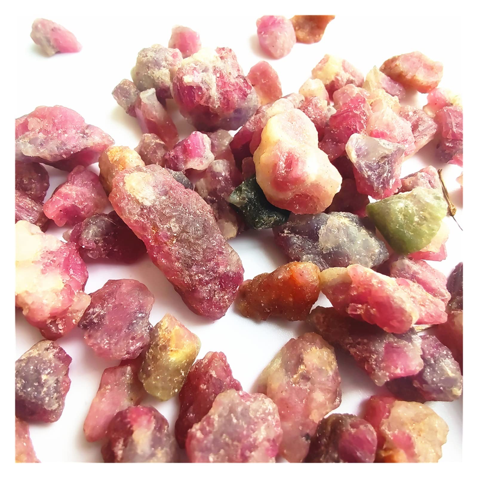 Rubellite rouge tourmaline brute naturelle authentique qualité spécimen brésilien 100g