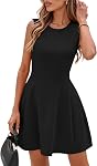 PRETTYGARDEN Summer Dresses for Women 2026 Elegant Classy A Line Business Casual Work Graduation Cocktail Short Dress