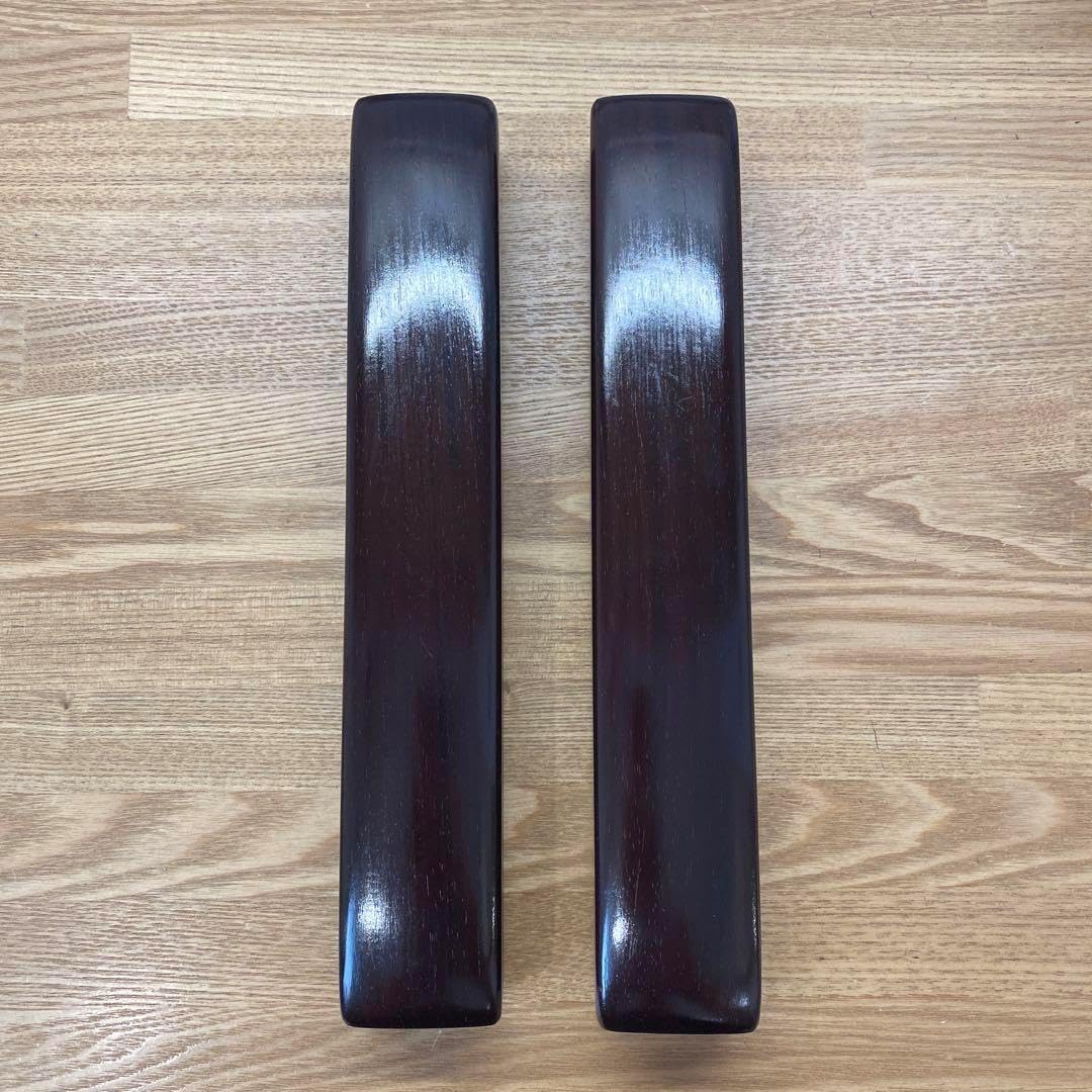 拍子木　特上紫檀　８寸(24cm) 拍子木 特上