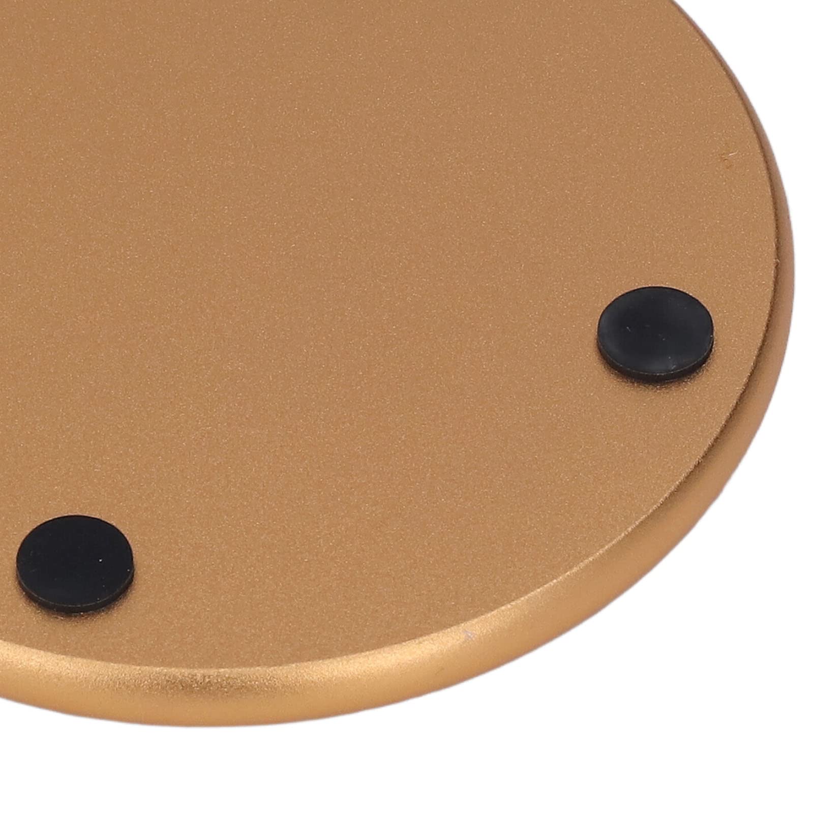 Scaldabagni USB 55 °C, temperatura costante, per tazze e bicchieri, fondo piatto, 10,3 cm, colore: oro