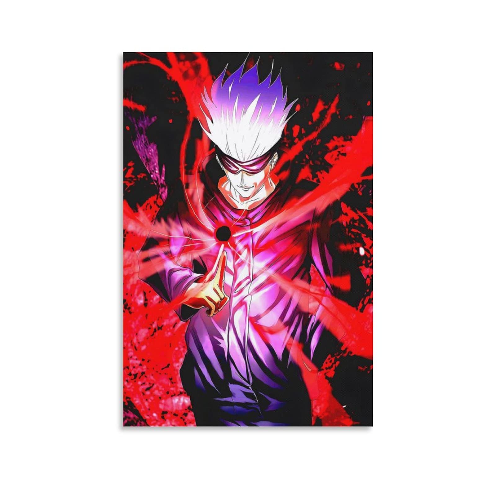 限定100枚アートポスター　五条03 Amazon.co.jp: 呪術廻戦キャラクター五條悟 HD ポスター 242