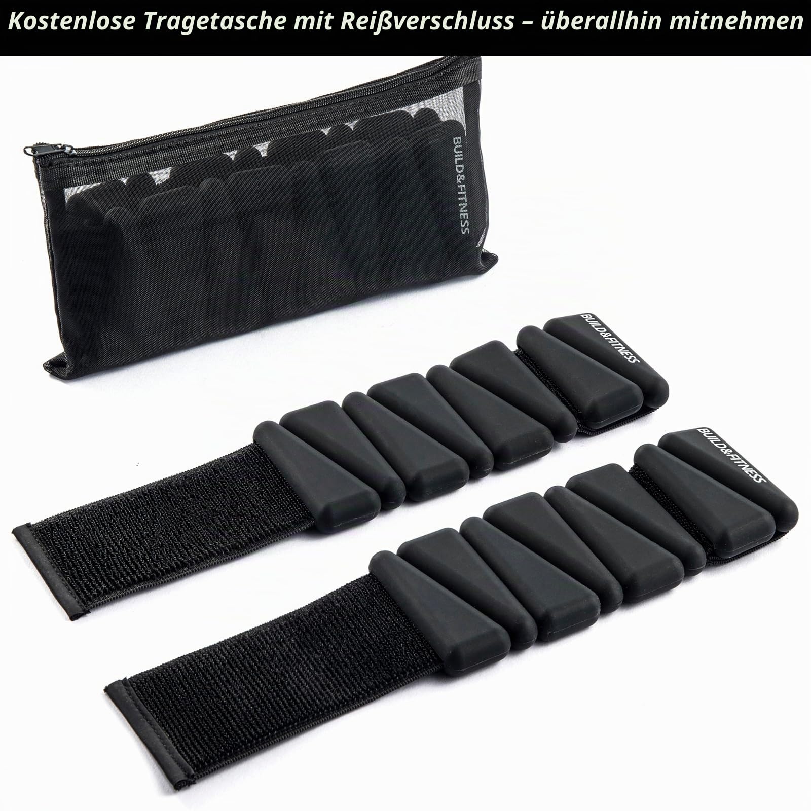 Handgelenk & Knöchel Gewichte Verstellbare Bänder für Frauen und Männer Workouts 2er Set je 0,5kg Perfekt für Laufen, Joggen, Walking, Yoga, Pilates, Aerobic, Krafttraining