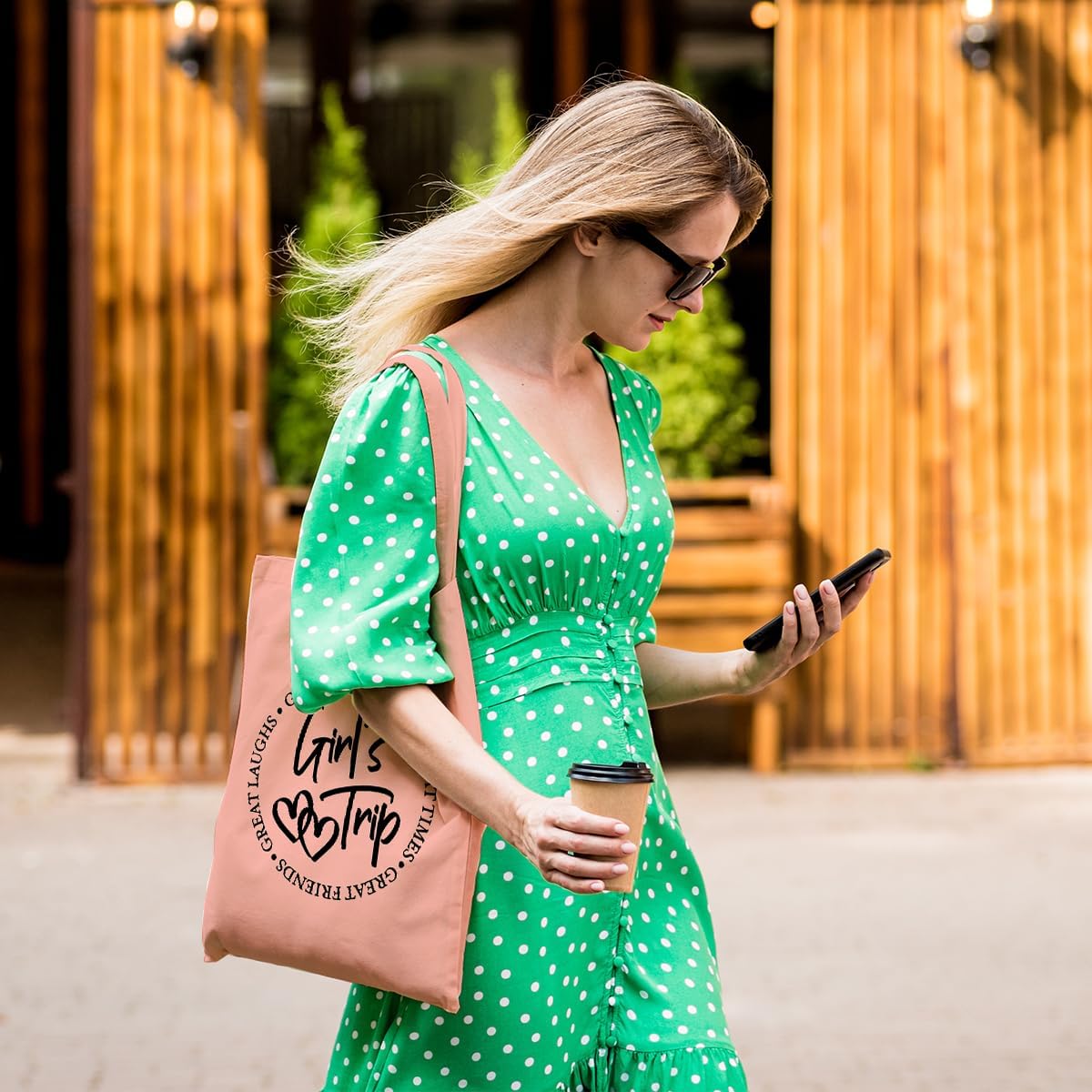 Travel Gifts, Weekend Vacation Trip Tote Bag, Weekender Bags for Women Friends, Friendship Gifts - Image 2