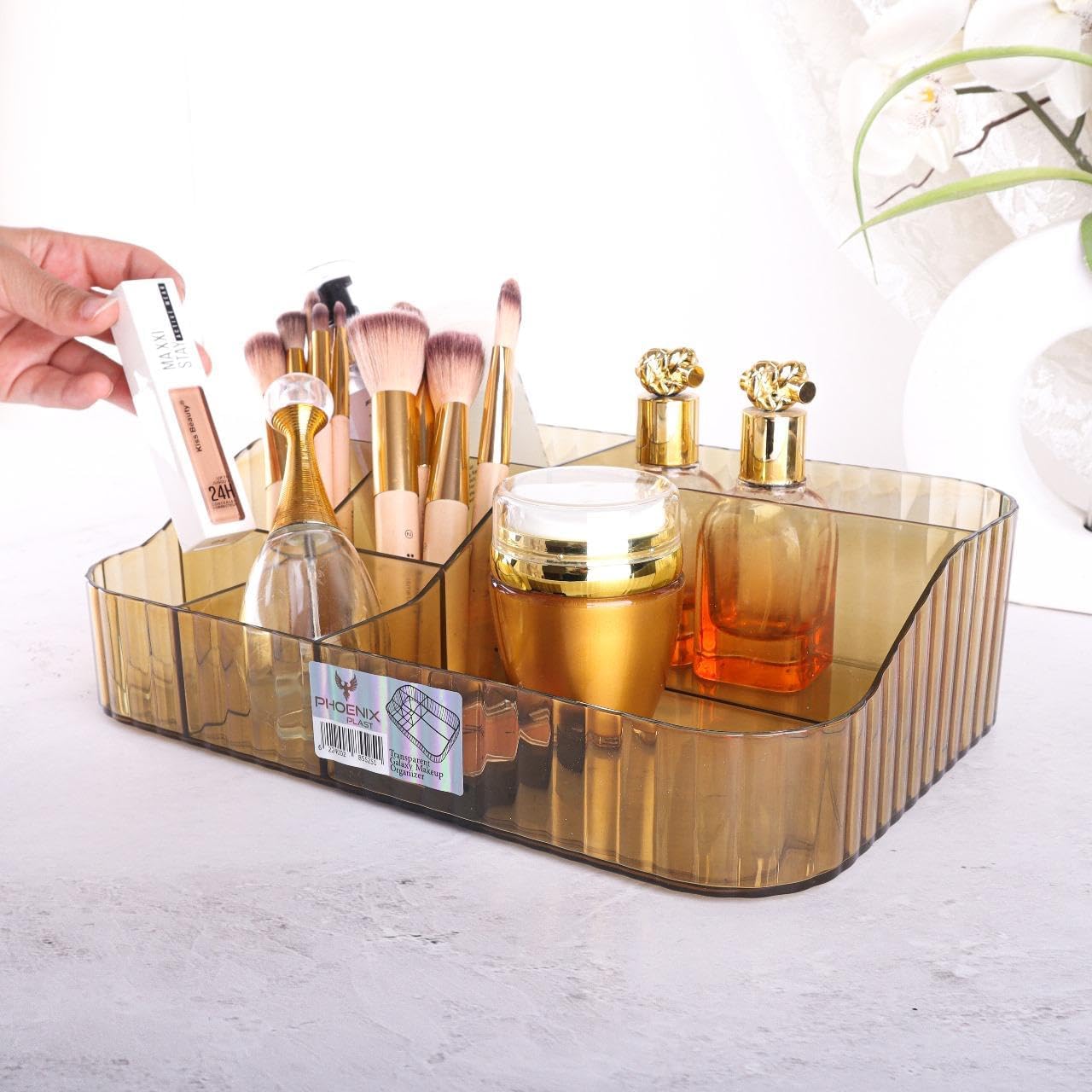 Acrylic Makeup Organizer with Stackable Drawers, Bathroom Vanity Organizers and Storage, Ideal for Desk and Dresser Countertops, Great for Cosmetics, skincare, Lipsticks 2026 - view 1