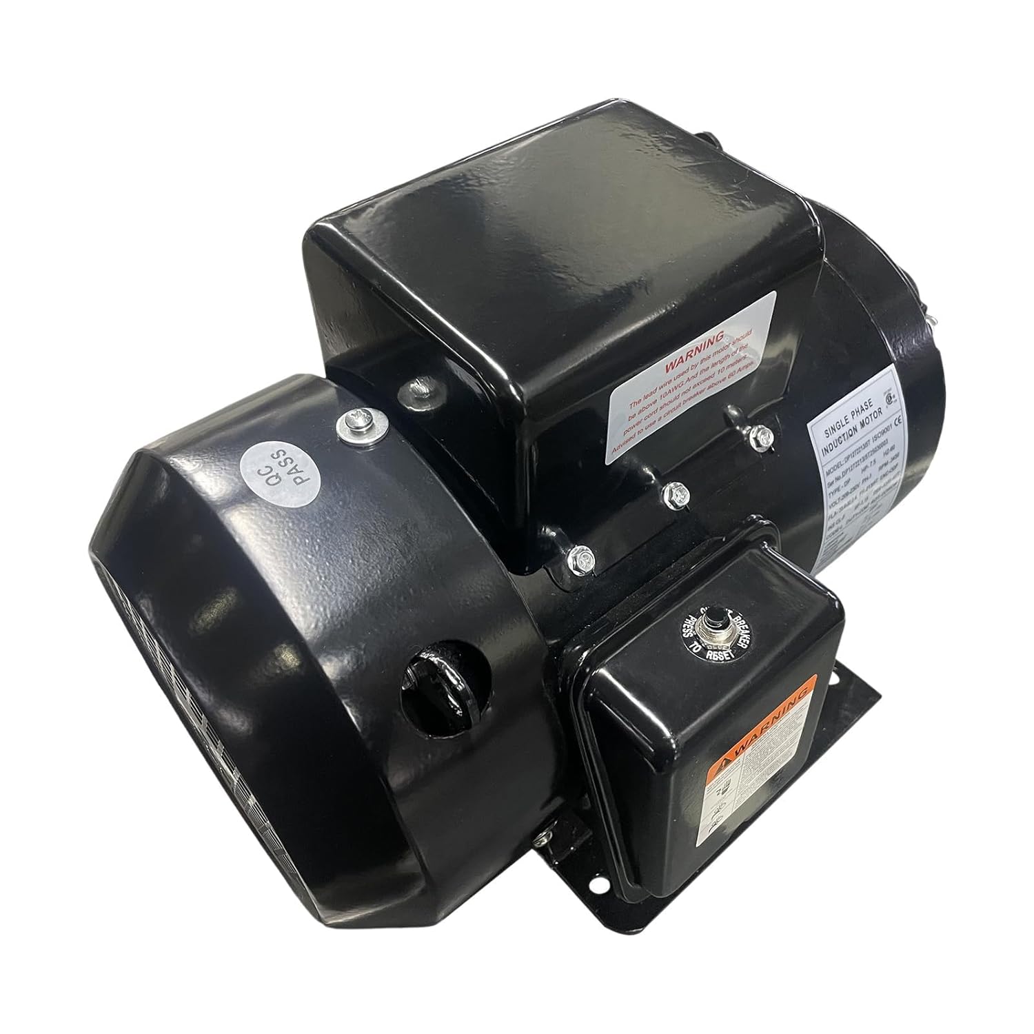 JZGRDN 7.5HP 230V Air Compressor Motor 23172604 45465101 Compatible with Ingersoll Rand Air Compressor 3450RPM Single Phase