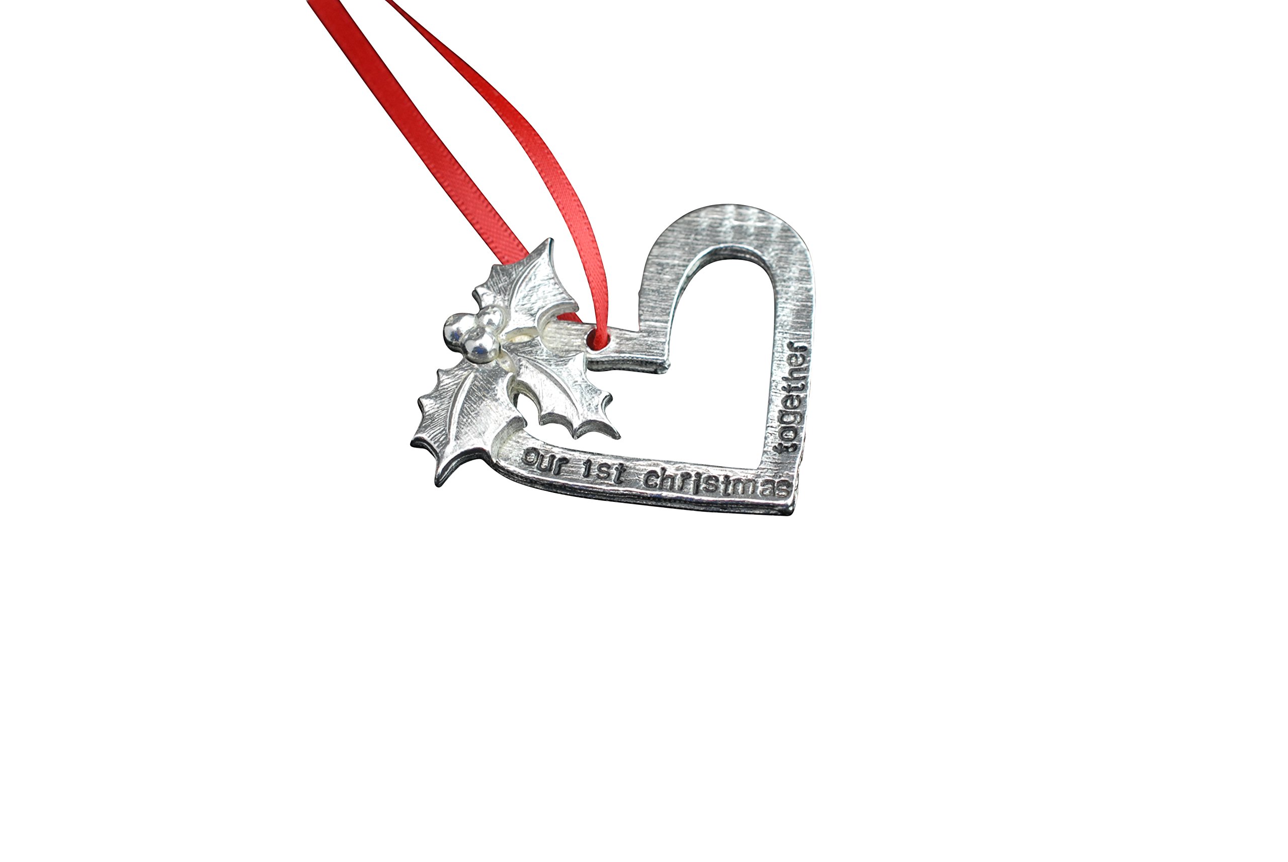 Pirantin Black 1St Anniversary Christmas Tree Decoration - Reads Our 1St Christmas Together