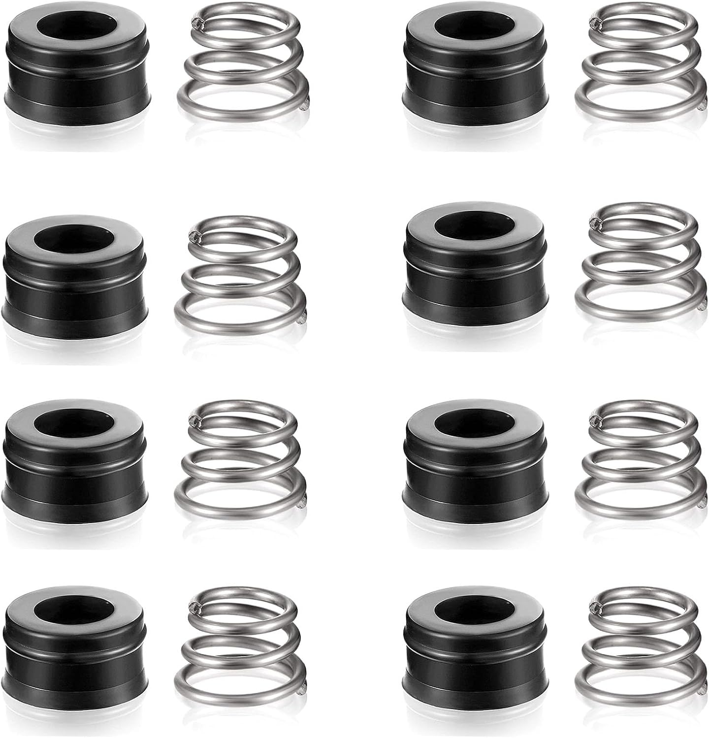 heyous 24PCS Faucet Seat Spring Set Core Seal Ring Suitable for Repairing Kitchen Tap Bathroom Sink Bathtubs Shower Fitting