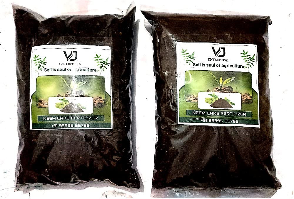 VJ Enterprises Neem Cake Powder for Plants and Home Garden Organic Fertilizer and Pest Repellent ( 1KG ) Pack or 2-image-9
