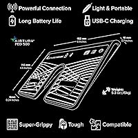 Vista 8 de AirTurn PED 500 - Pedal Bluetooth portátil para cambio de página para iPad, Android, funciona con la mayoría de las aplicaciones