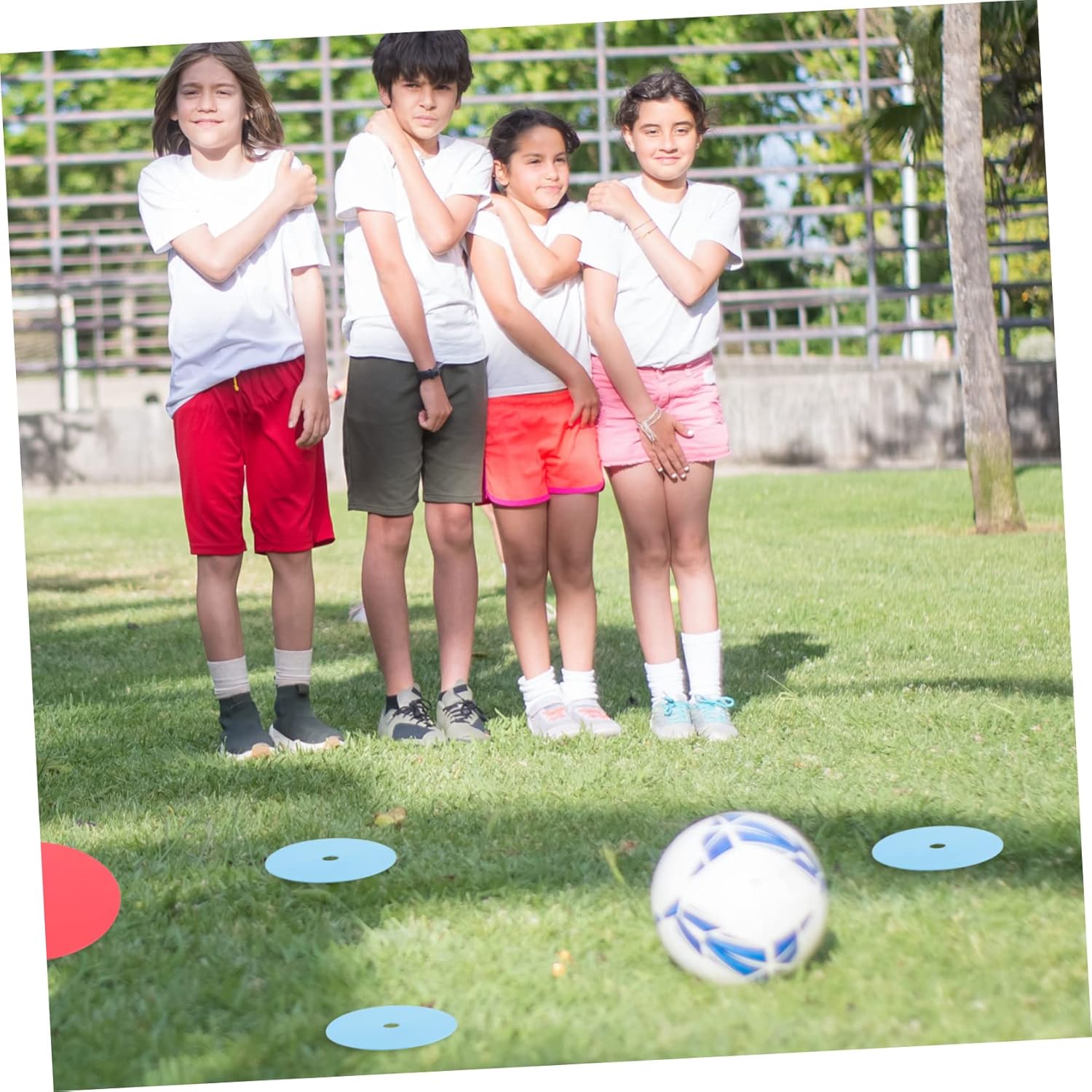 Yardwe 30Pcs Soccer Training Markers Marking Discs for Football Practice Smooth Edge Sign Discs for Sports Training Supplies for Enhanced Flexibility