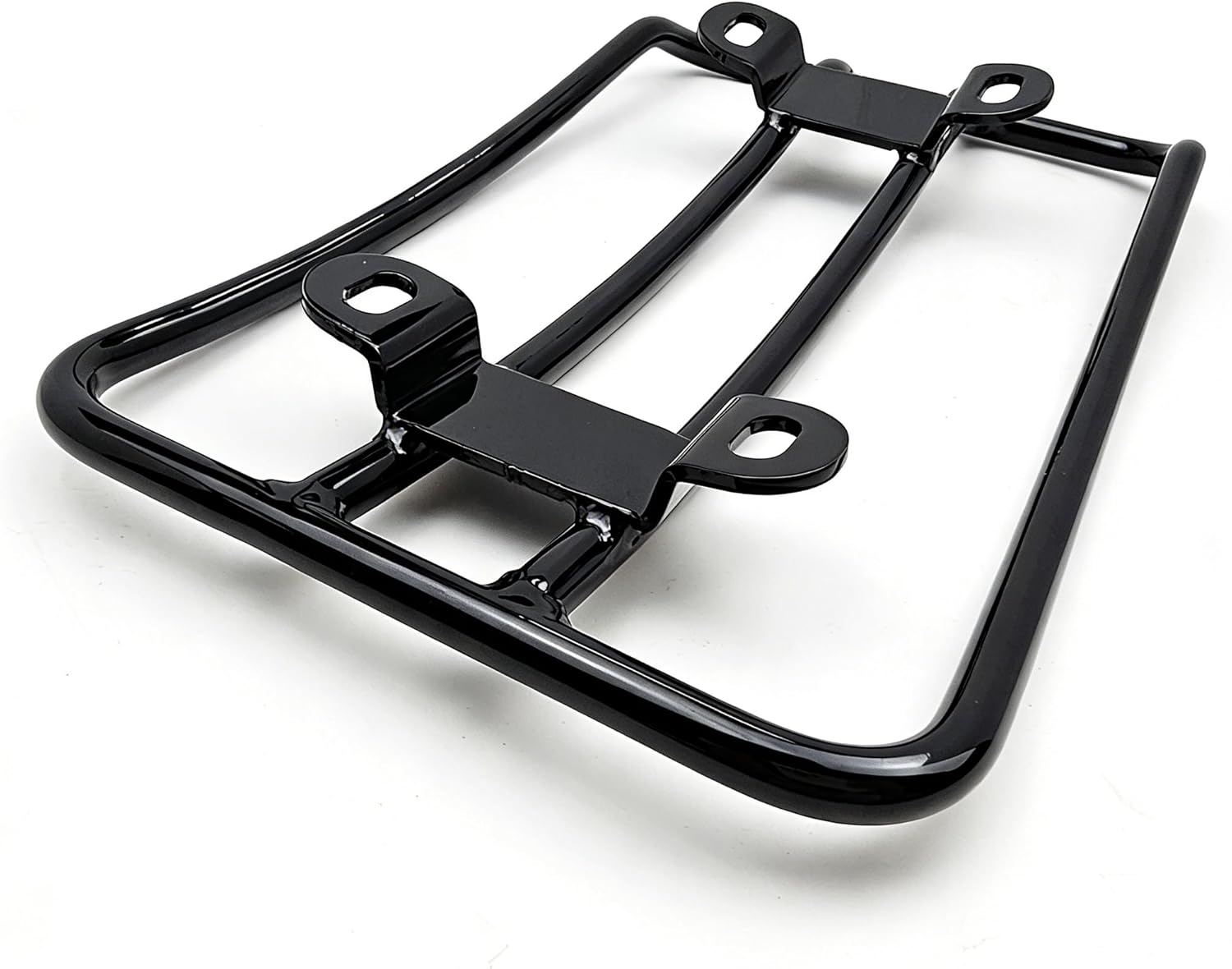 Rear Fender Solo Luggage Rack Exact Fit for YAMAHA BOLT XVS950 2014-2018 2021 2022 2023 2024 2025 Bolt R-Spec; Gloss Black Powder Coated Finish; YAMAHA BOLT/BOLT R-Spec XVS950 Parts Accessories