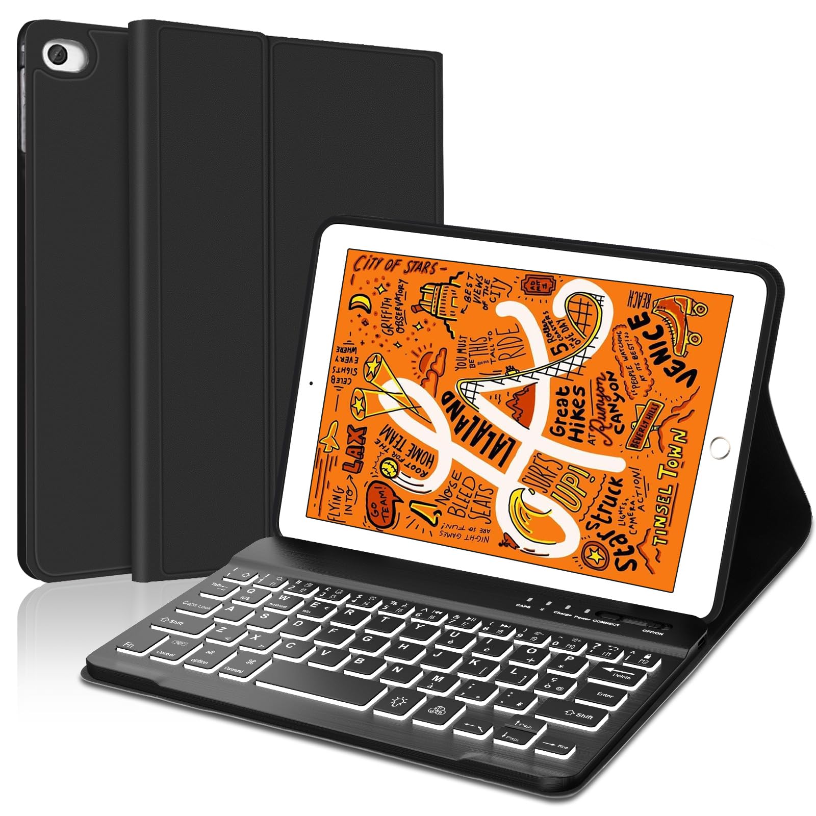 JADEALL Touchpad – Funda para iPad de 10 generación con teclado funda