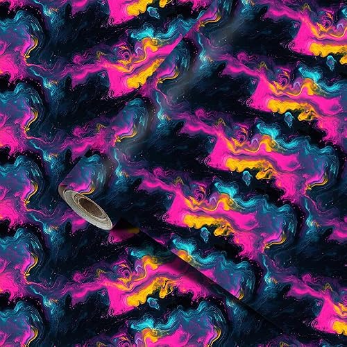 Miniatura 13 de Papel tapiz autoadhesivo para el día de San Valentín, diseño de rosas, diseño de corazón rosa floral, para decoración de pared de dormitorio, baño,