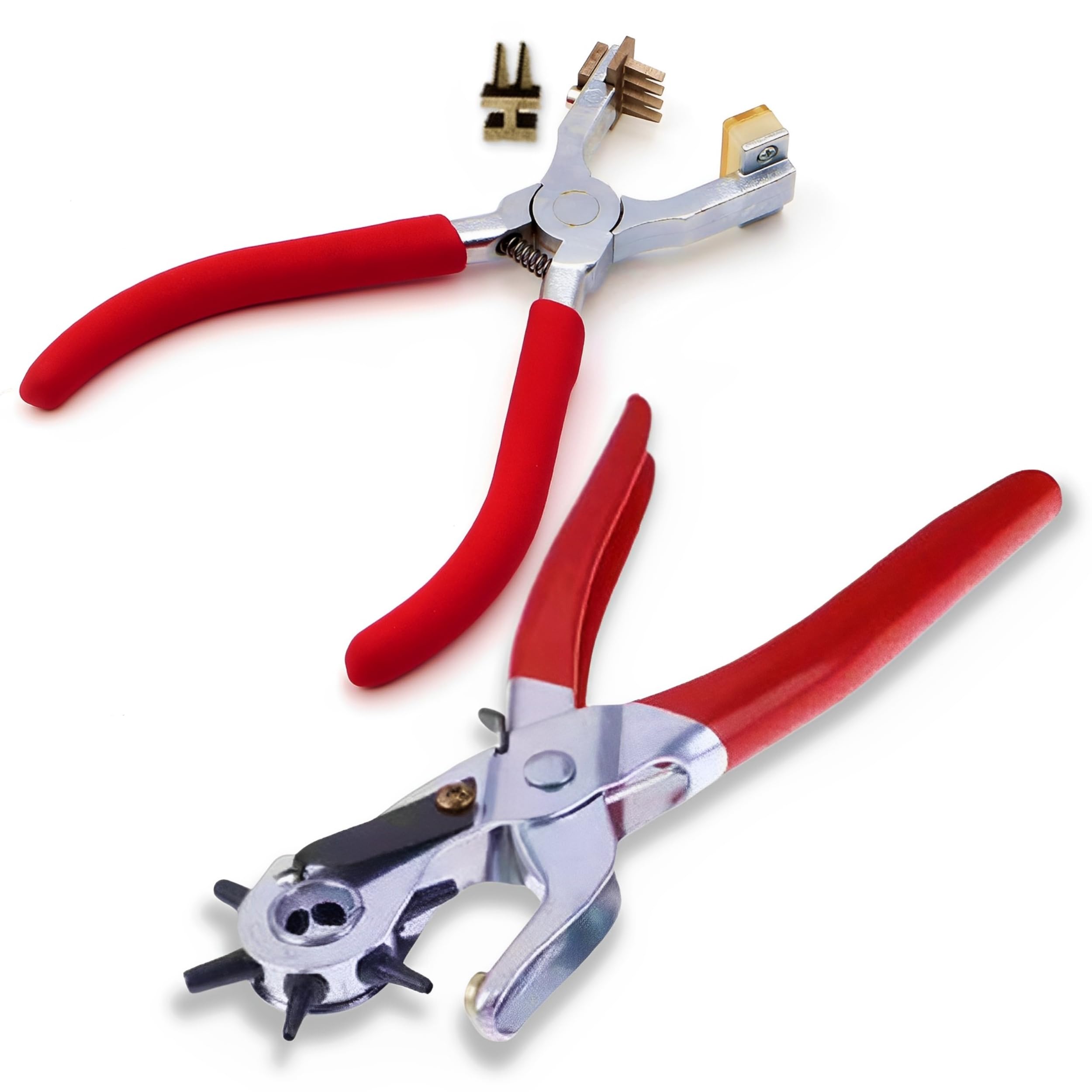 Amazon.co.jp: MIMIA ヨーロッパ目打ち レザーパンチ 2本 セット