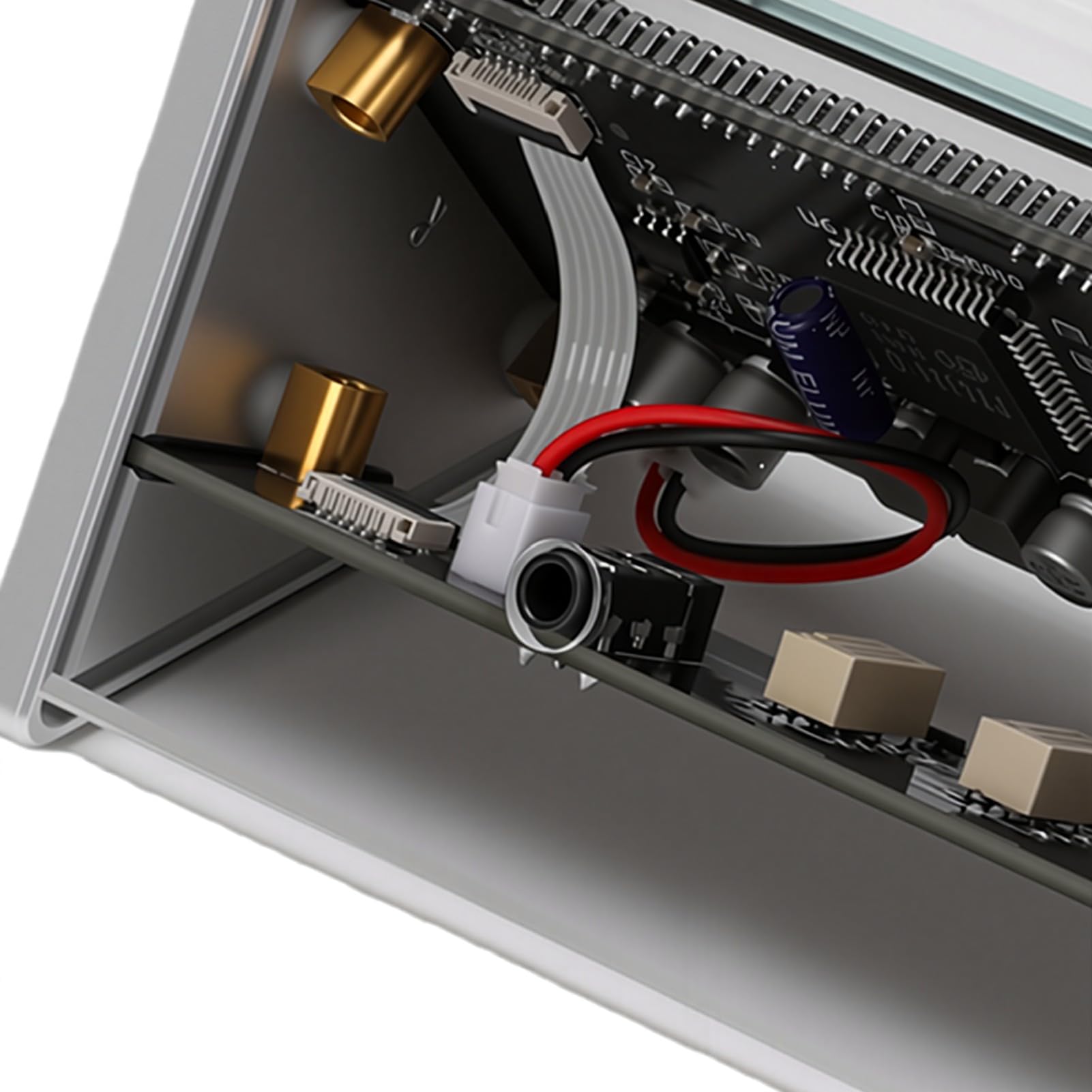 Denash Analizator Widma z Zegarem, VFD Display