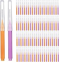 Vista 14 de Patelai 100 piezas de cepillos para limpiador, cepillo interdental, palillo de dientes, cabezal de hilo dental, hilo dental, higiene dental, hilo