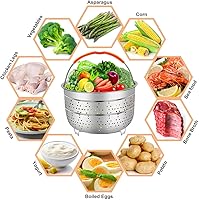 Vista 2 de Sugaroom 101 PCS Pressure Cooker Accessories Set Compatible with Instant Pot Accessories 6 qt 8 quart - 2 Steamer Baskets, Springform Pan, Egg Rack