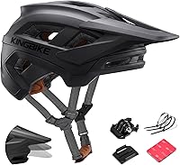 KINGBIKE NTA-8776 E-MTB Helmet: NTA-8776 Certified for E-Bikes, 3-Level Visor, Camera Mount - MTB Safety for Adults Men Women Youth