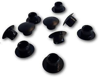 100 St. Abdeckstopfen Kunststoff, schwarz, für Bohrungen