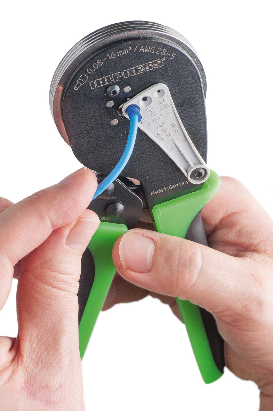 Profi Crimpzange Aderenhülsen 0,08-16,0mm² Quetsch- & Presszange 4-Kant JSWZG11757