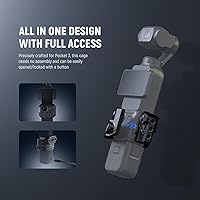 Vista 4 de NEEWER Pocket 3 Jaula, Plataforma de Grabación de Video para Cámara Gimbal de Aleación de Aluminio con Adaptador Incorporado de Accesorios de Cámara