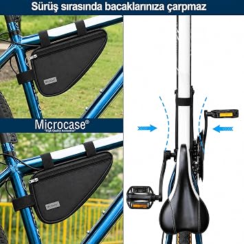Microcase Bisiklet Elektrikli Bisiklet Orta Kadro Arası Üçgen Çanta AL5621