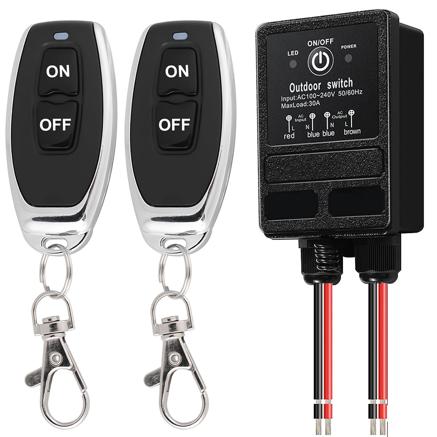 Interruptor Inalámbrico 12V Con Mando A Distancia 433 MHz - Para Controlar Luces Y Electrodomésticos