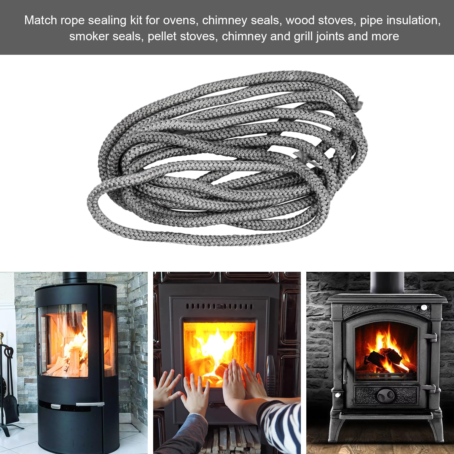 Guarnizione Di Tenuta Canna Fumaria DN 130 Tubo Acciaio Inox 316 - Foto 6