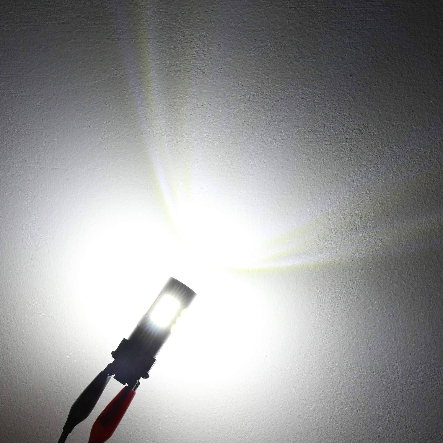 Alla Lighting 2000Lms PSX24W 2504 LED Fog Light Bulbs 12276, Super Bright 6000K Xenon White Fog Lamps for Cars, Trucks