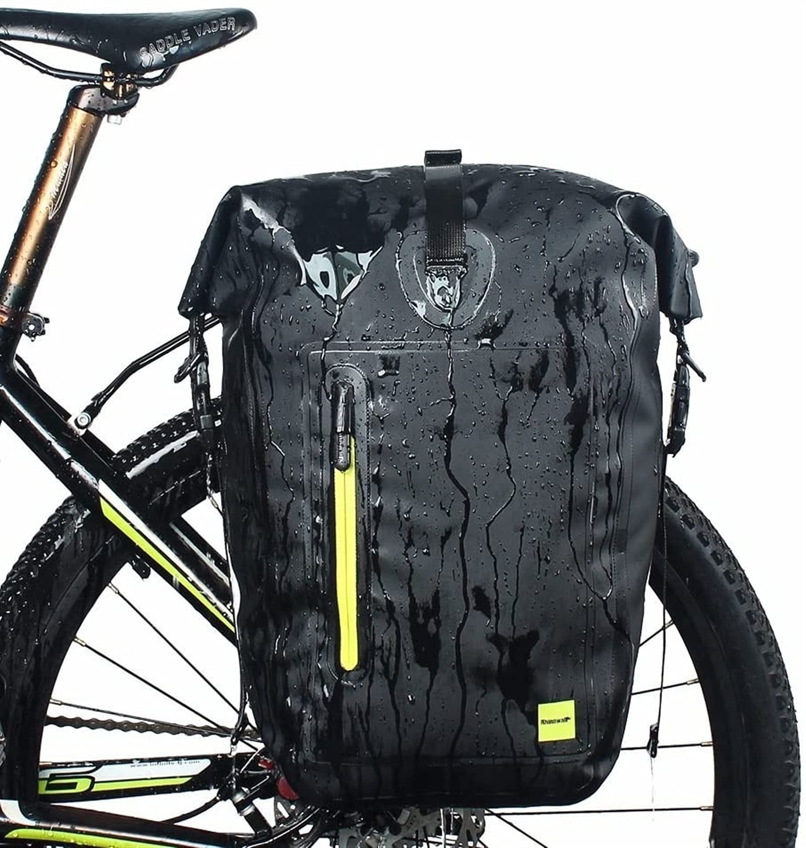 SSDD Torba do jazdy na rowerze Torba tylna Bag Rower górski Back Siedzenia Torba na rowerze Wyposażenie jazdy konnej (Color : Green-25L)