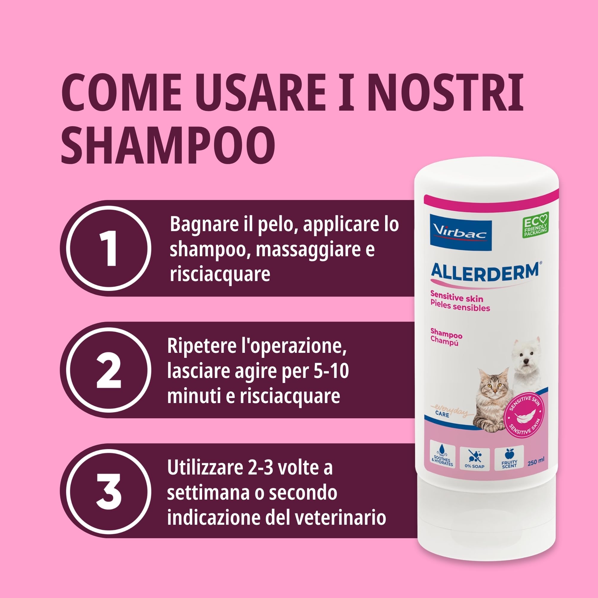 ALLERDERM SHAMPOO CUTE SENSIBILE 250 ML