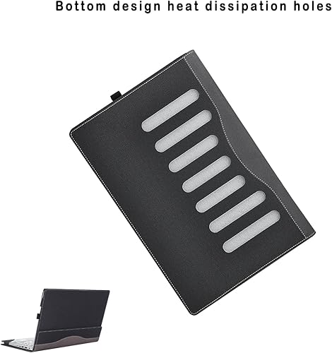 Miniatura 8 de Funda para portátil Dell Inspiron 16 Plus 7630 7620 7610 Pro 5620 5630 5625 y Vostro 5630 5620 7620, piel sintética, 2 en 1, con soporte para