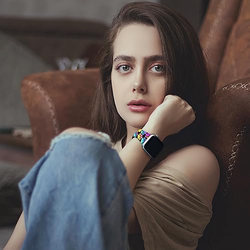 Vista 95 de Holidays - Correa de reloj compatible con Apple Watch de 1.49, 1.57, 1.61, 1.65, 1.65 y 1.73 pulgadas, correa de reloj inteligente de silicona