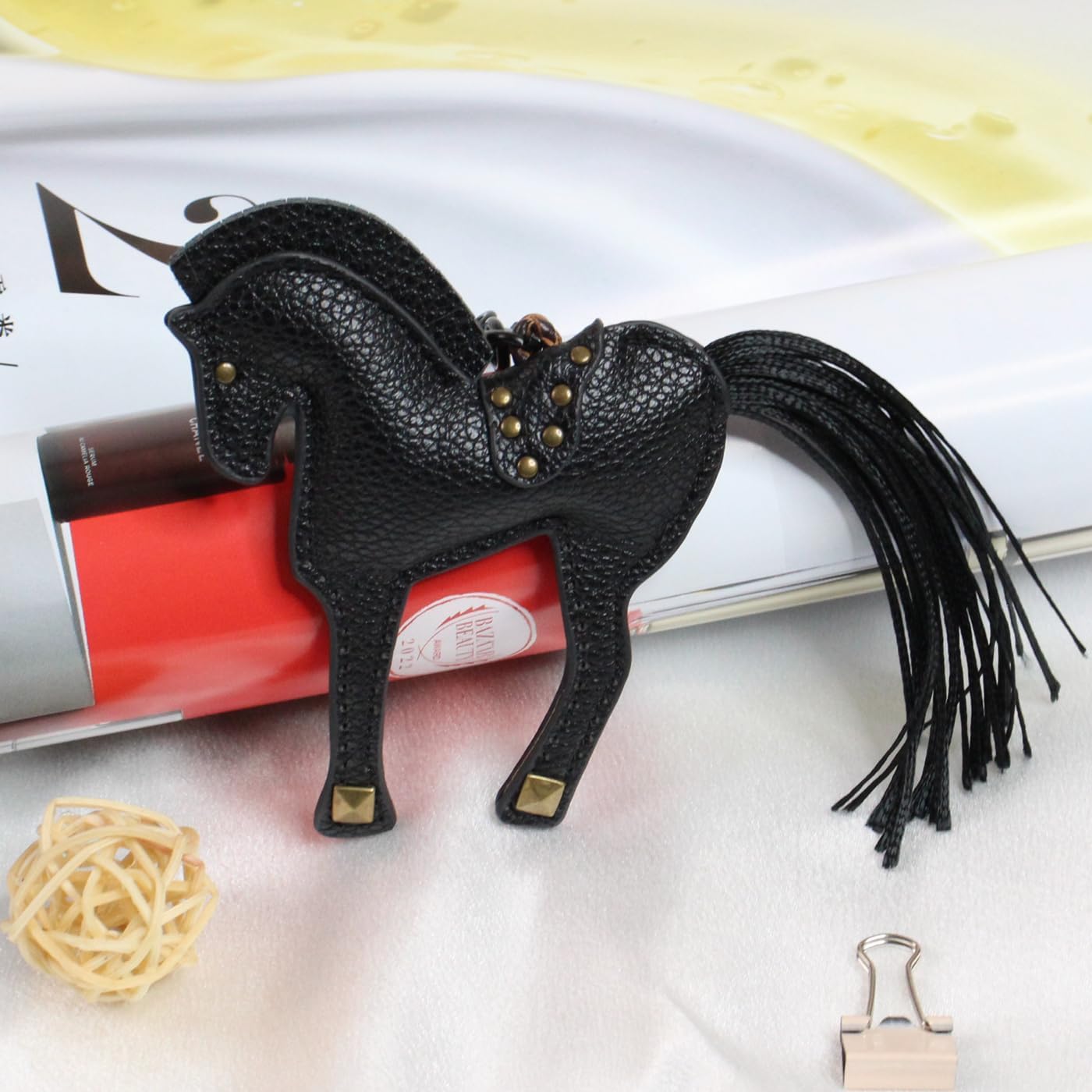 Autumnwell Horse Keychain, Hanging Charm Accessory for Purse, Bag and Backpacks Pony Key Chain for Women - Image 2