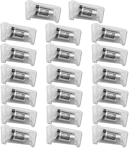 POWCAMAH - 20 baterías de litio industriales CR2 para Panasonic CR2 3V batería de litio CR15H270 CR15270 15270 15266 DLCR2
