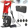Hydraulic Hole Puncher 1800w Electric Hydraulic Hole Punch, Metal Hole Puncher with 5 Sets Punch/Die Dia 8.5mm - 20.5mm,For Punching in Steel, Iron, Aluminum, Copper,Anglesteel