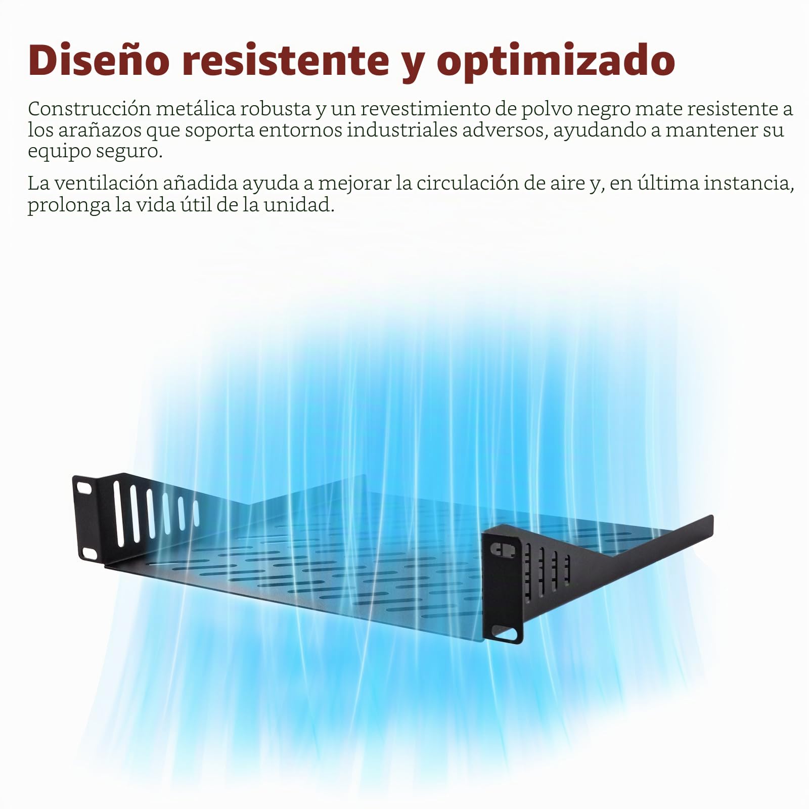 GeeekPi DeskPi RackMate Accessories 10 Inch 1U Rack Shelf 1U Server Rack Shelf Vented Rack Mount Cantilever Tray for 10 Inch Network Equipment Rack & Gabinet and DeskPi RackMate T1/T0 (1U-2PCS)