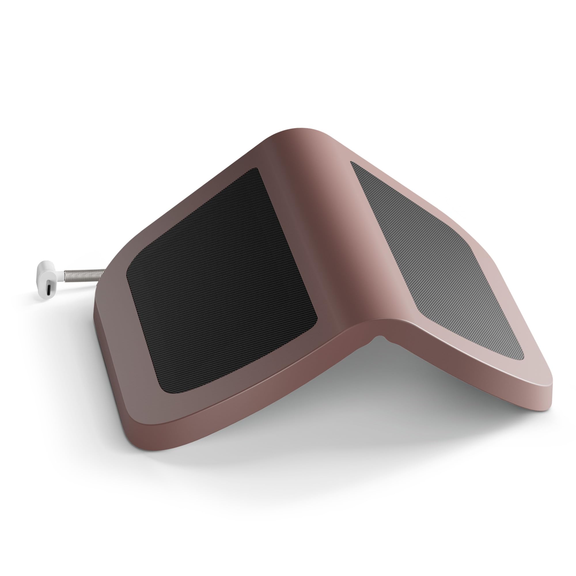 Kiwibit Solar Roof Replacement Part Fits for Beako™ Smart Bird Feeder with Camera, 4.4W Power Supply, IP65 Waterproof & Weatherproof for Outdoors, Easy to Install & Clean, Brown