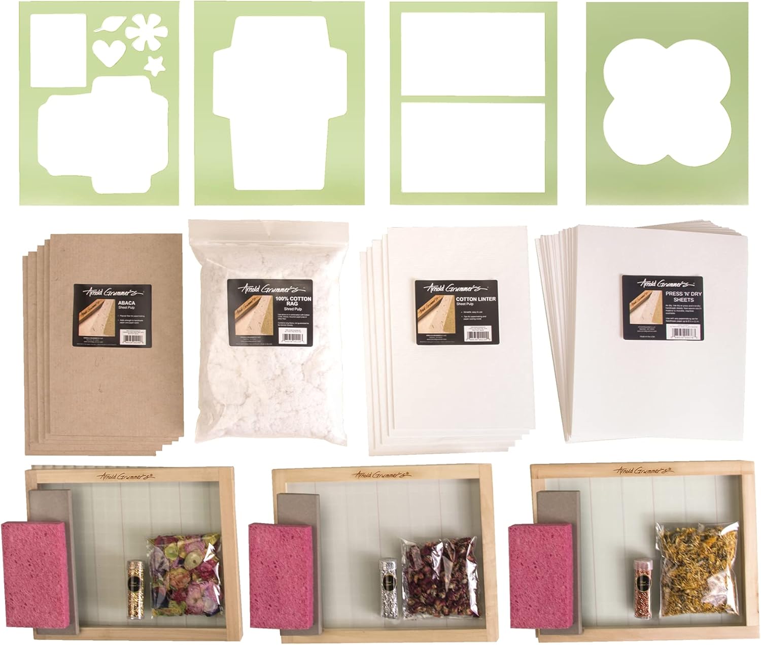 Arnold Grummer Dip into Papermaking II Classroom Kit, 81/2