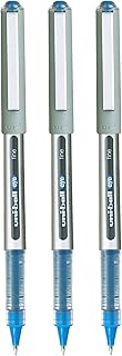 UNI-BALL Eye UB157 0.7mm Roller Ball Pen | Blue Ink, Pack of 3