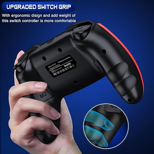 Miniatura 7 de Wireless Switch Controller for Switch/Lite/OLED/Swicth 2 Controller, Switch Controller Joysticks Work with iOS/Android/PC-Switch 2 Pro TURBO