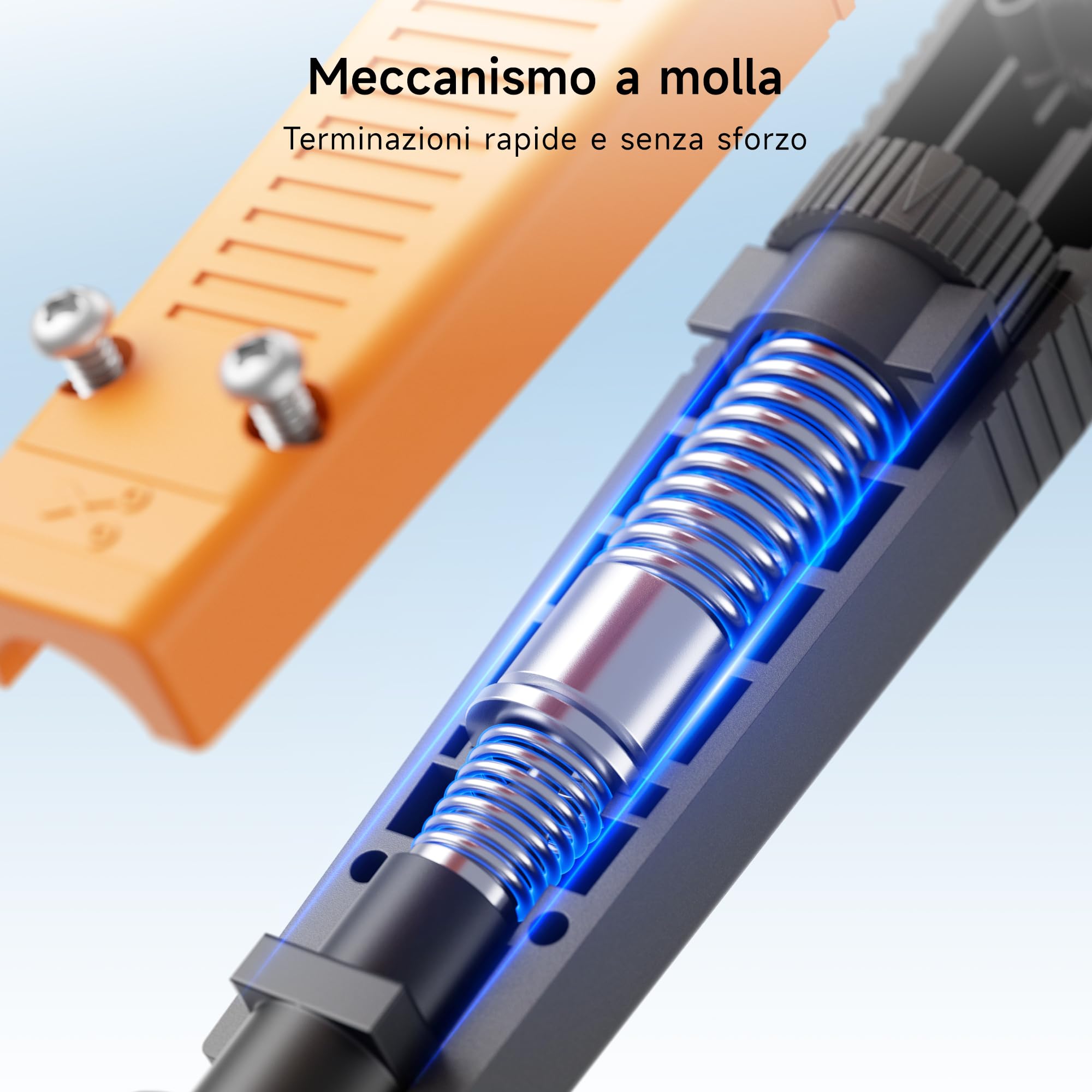 Cable Matters 110 Punch Down Tool con lama 110, strumento Ethernet Punchdown, strumento Keystone Punch Down per rete Cat 8, Cat 7, Cat 6A, Cat 6, Cat 5e, Cat 5