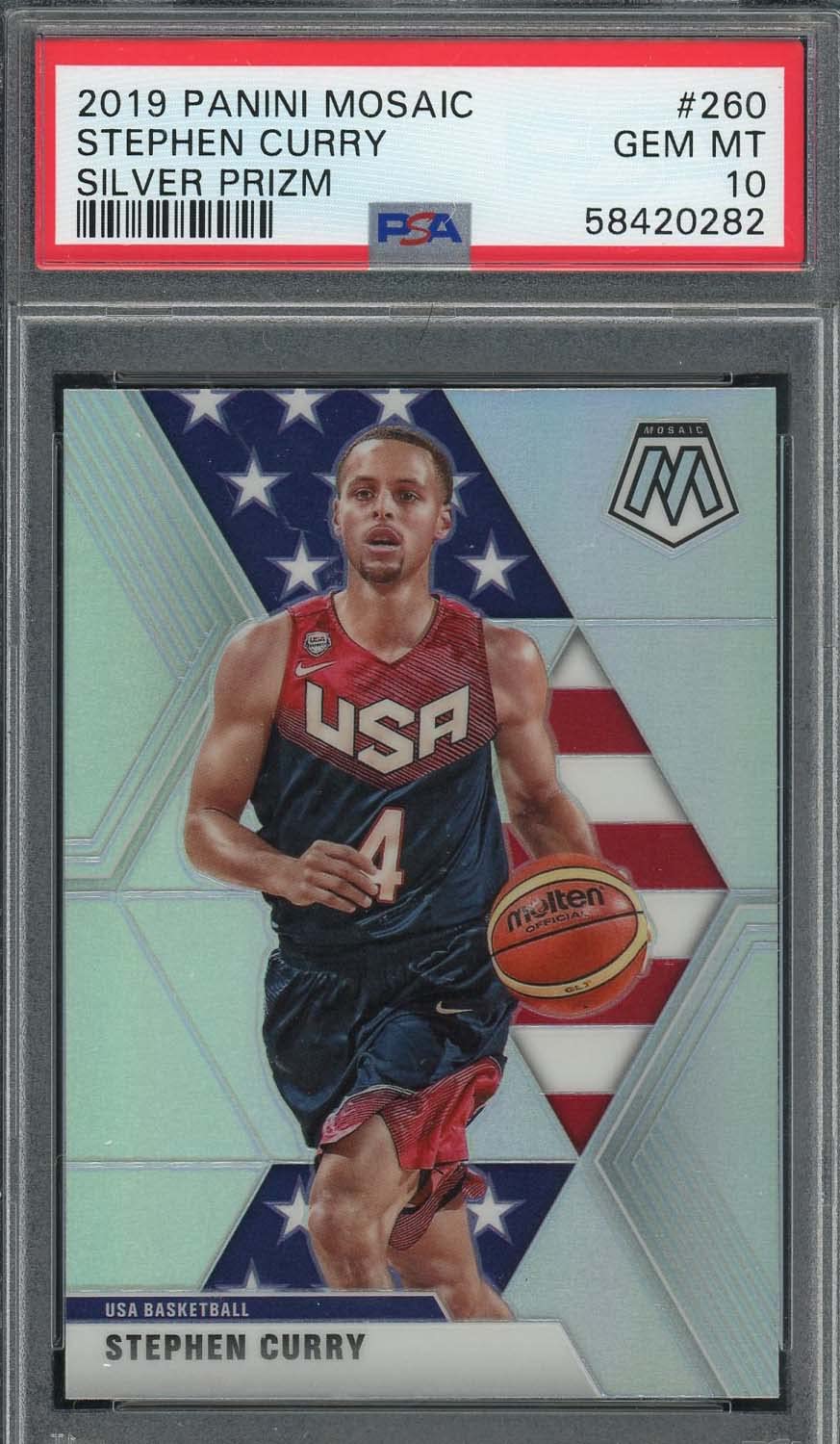 Amazon.com: Stephen Curry 2019 Panini Mosaic Silver Prizm
