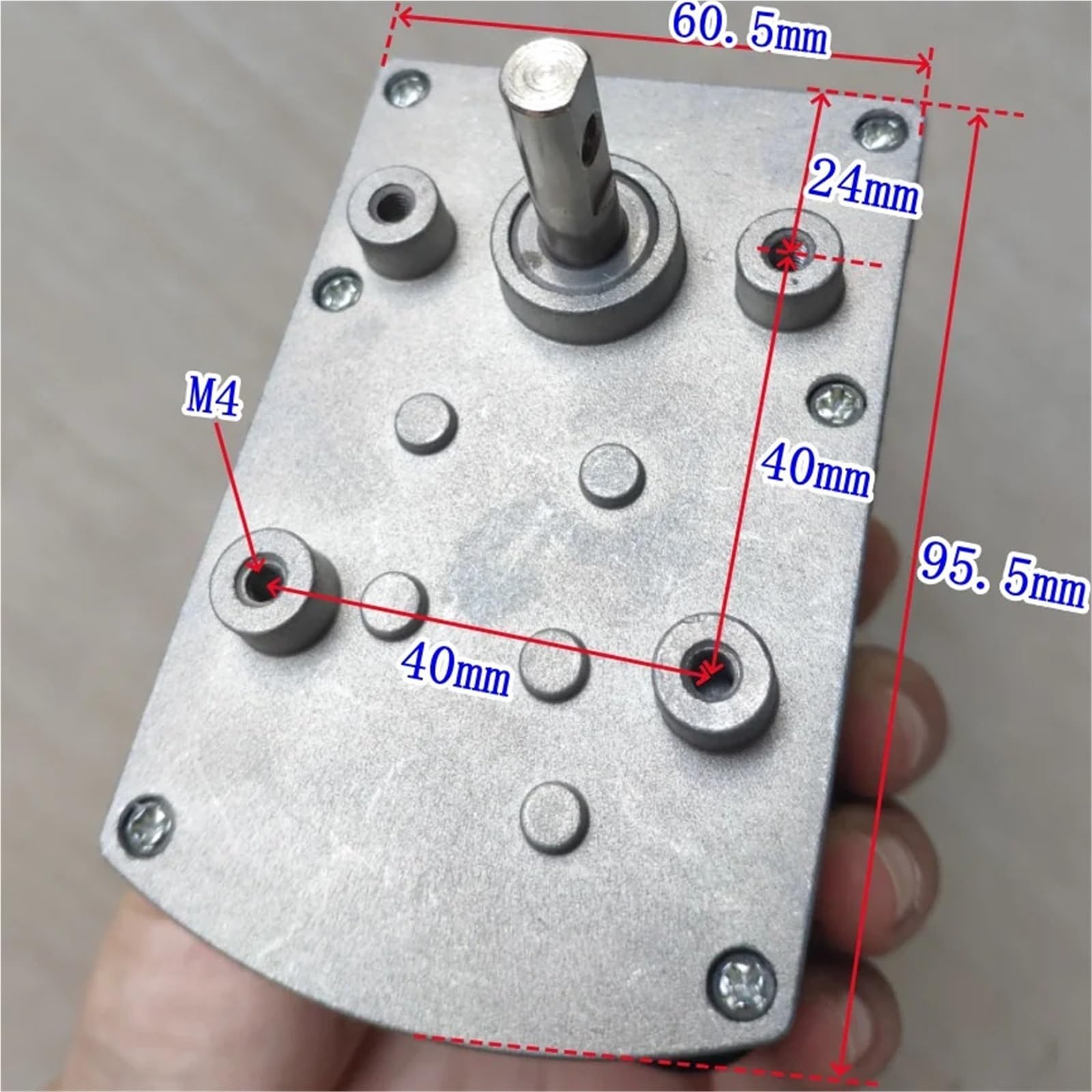 1 x silnik przekładniowy z zacienionym biegunem AC 220 V ~ 240 V 48 W (80 obr./min)