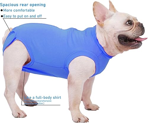 Miniatura 51 de Traje de recuperación de cirugía para perros – Después de la esterilización, heridas abdominales después de la recuperación quirúrgica, antilamida