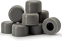 Vista 8 de Puntas de repuesto de goma prémium para tope de puerta, parachoques de puerta, tapas de bisagra de resorte para protección de pared y piso