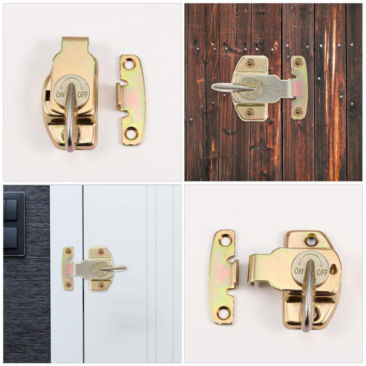 Homoyoyo Spring Table Leaf Latch Hardware – Metal Dining Table Extension Buckles, Easy DIY Install For Any Shape Or Size