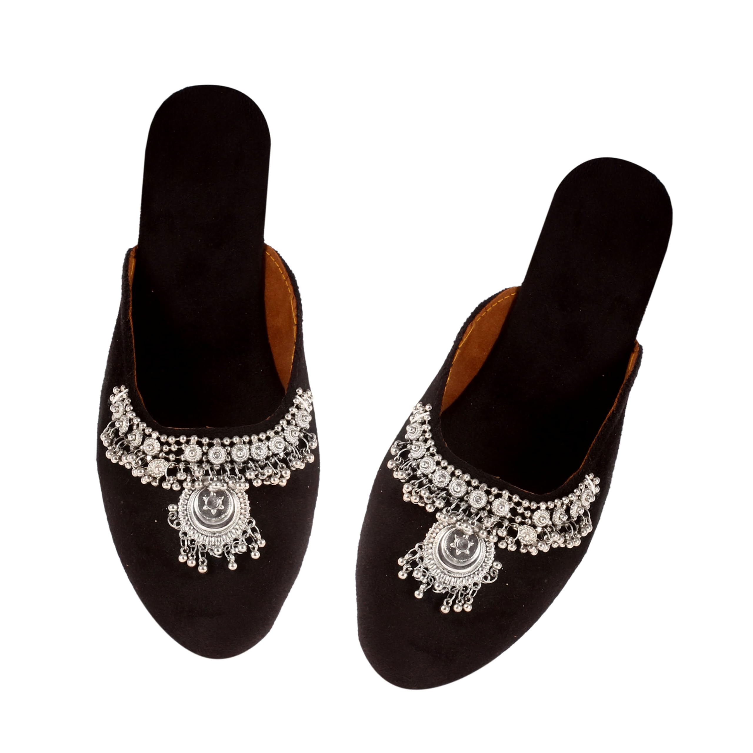 Women's Ethnic Flats, Women's Traditional Slip-On Slipper, Rajasthani Chappal Banjara Style-picture-36