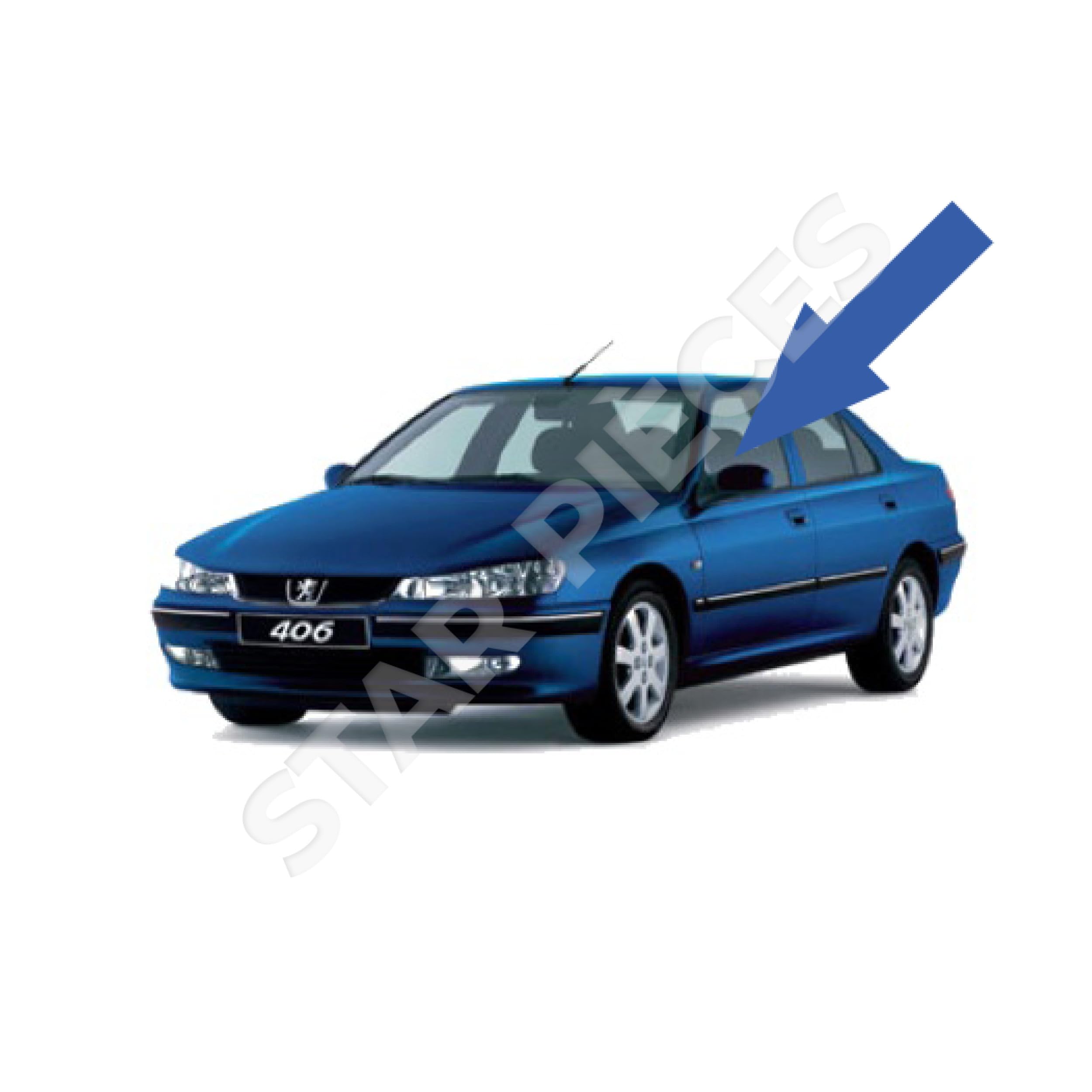 STARKIT PERFORMANCE Elevalunas compatible para Peugeot 406 (1995-2004) CON MOTOR | DELANTERO IZQUIERDO (conductor) 9221K7